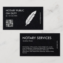 QR Notar Visitenkarte