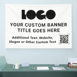 QR Promo Custom 4'x6 Banner