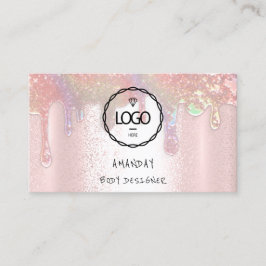 QR-Rose-Soap-Tropfen für Social-Media-Logos Visitenkarte