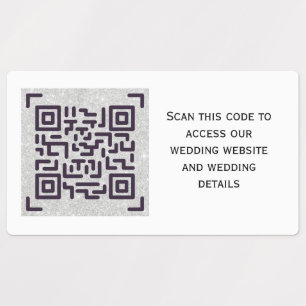 QR-SCANNING-CODE - Aufkleber für die Gerettet DATE