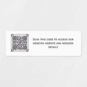 QR-SCANNING-CODE - Aufkleber für die Gerettet DATE