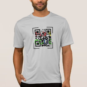 QR-T - Shirt Männerwettbewerber