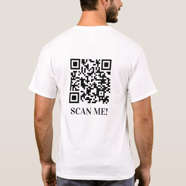 QR-T - Shirt | Social Media Shirt (Rückseite)