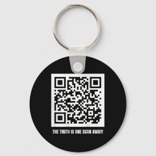 Qr Trump Dancing Code Merch Uni-Erwachsene, Schwar Schlüsselanhänger