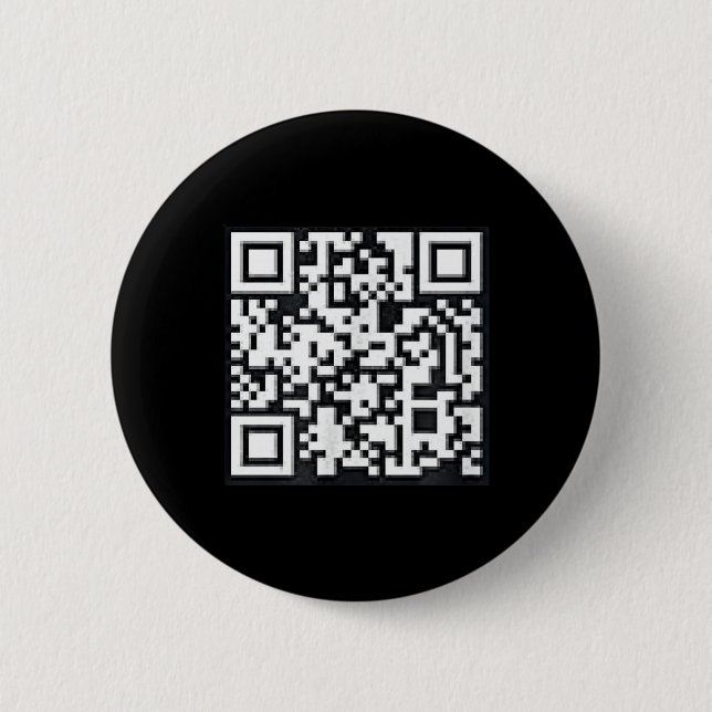 Qr Trump Präsident Trump Tance Code Funny Uni Button (Vorderseite)