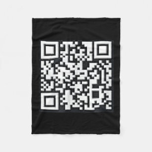 Qr Trump Präsident Trump Tance Code Funny Uni Fleecedecke