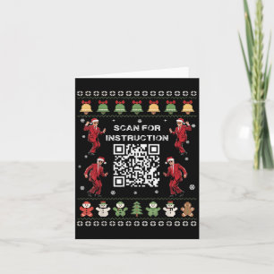 Qr Trump Tanz Code Präsident Scannen Für Anleitung Karte