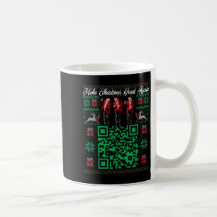 Qr Trump Tanz Code Santa Trump Machen Weihnachten Kaffeetasse