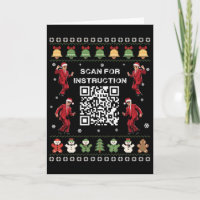 Qr Trump Tanzcode Präsident scannen für Anweisung