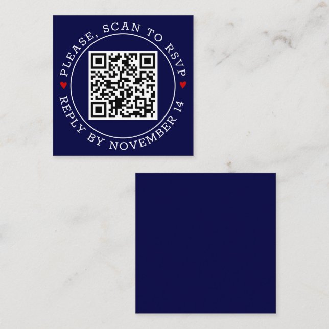 QR-UAWG mit Blauen Grenzherzen Begleitkarte (Vorne/Hinten)