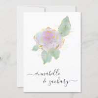 *~* QR UAWG Single Rose Gold Glitzer AR12 Hochzeit