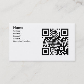 QR Visitenkarte