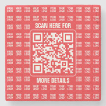 QR-Werbecode (editierbar) mit Logo-Muster