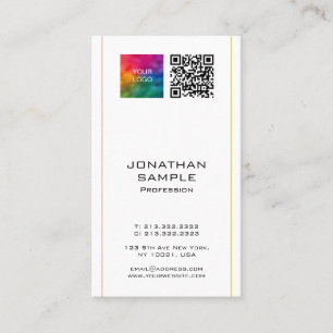 QR-Werbecode Firmenlogo hochladen Visitenkarte