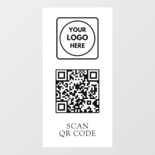 QR-Zugangskontrolle Scannen um das Büro zu betre Fensteraufkleber