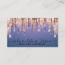 QRCode-Logo-Lila für die Körperpflege Visitenkarte