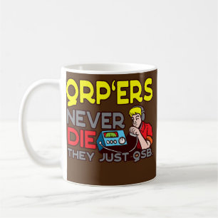 QRPers Funny Ham Radio Quote Männer Frauen Kaffeetasse