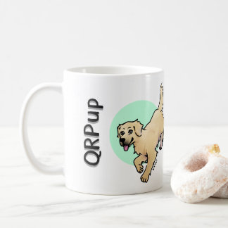 QRPup Cup - Goldene Kaffeetasse