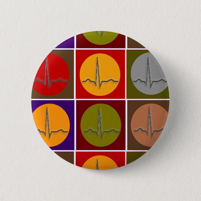 QRS Pop Art Button (Vorderseite)