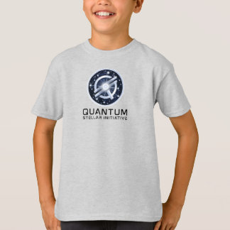 QSI Primärlogo - Schwarzer Text - Kids-T-Shirt T-Shirt