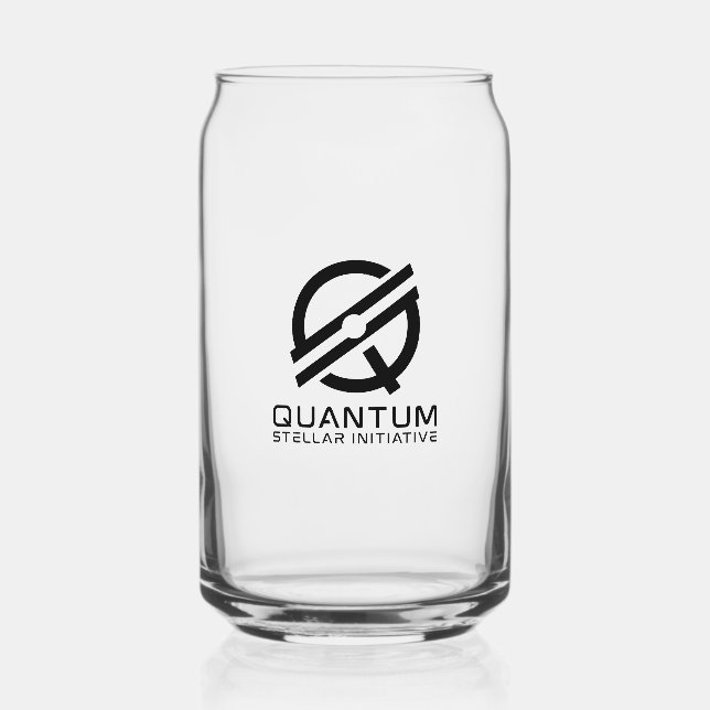 QSI Sekundäres Logo - Pint Glass Dosenglas (Vorderseite)