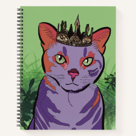 QT Pie Purrple Poobah Notebook Notizbuch