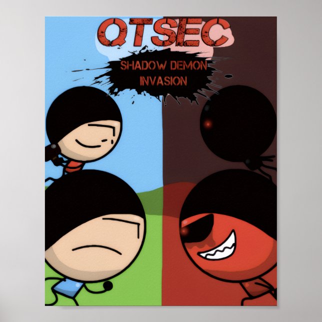 QTSEC Shadow Demand Invasion Poster (Vorne)
