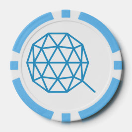 QTUM-Kryptowährungs-Clay-Poker-Chip Pokerchips