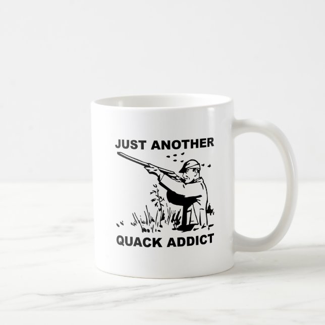 Quack Addict Funny Mug Tasse (Rechts)