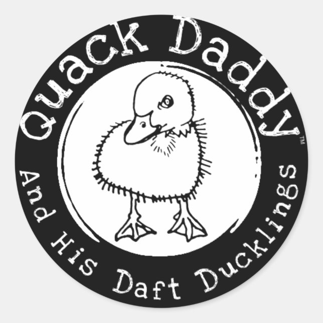Quack Daddy "Daft Duckling" Stickers (Vorderseite)