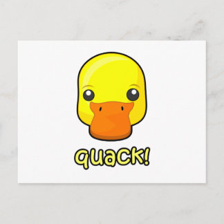 Quack! Duck Postkarte