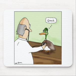 Quack-Enten-Doktor Cartoon Mousepad