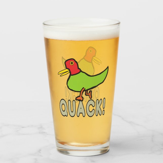 Quack-Entenquack Glas (Vorne (Gefüllt))