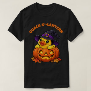 Quack-o’-Lantern Gummiente Halloween T-Shirt