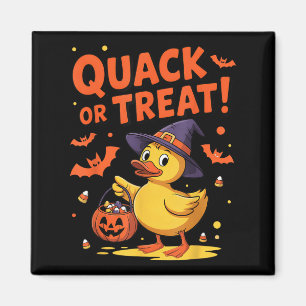 Quack oder Leckerei Funny Rubber Duck Duckie Hallo Magnet