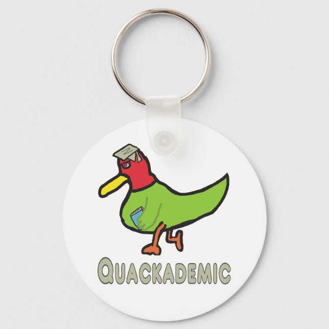quackademisch schlüsselanhänger (Vorderseite)