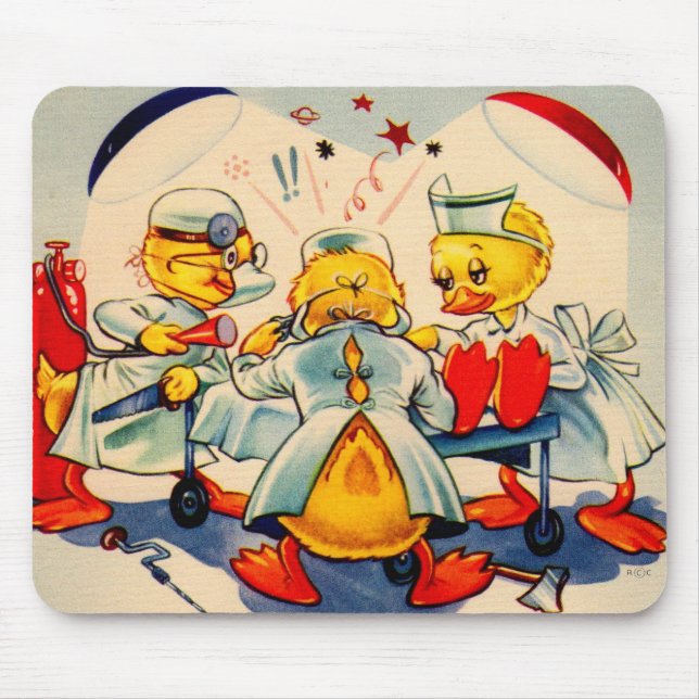 Quackärzte und Quackschwesterkinder Mousepad (Vorne)