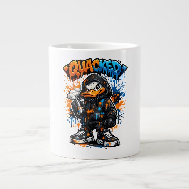 Quacked Graffiti Streetwear Tasse (Vorderseite)