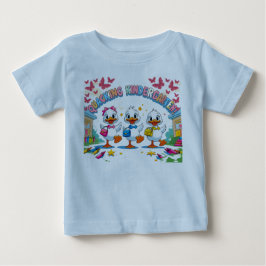"Quackender Kindergarten – Süße Ente Zurück-in-die Baby T-shirt