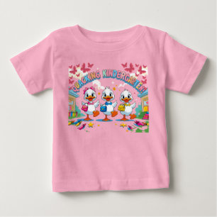 "Quackender Kindergarten – Süße Ente Zurück-in-die Baby T-shirt