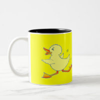 Quackers helle gelbe Enten-Tasse