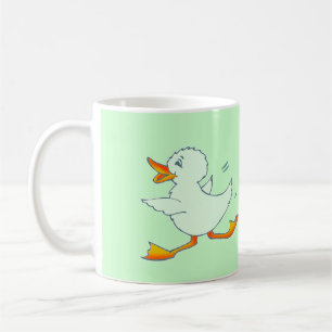 Quackers tadellose grüne Enten-Tasse Kaffeetasse