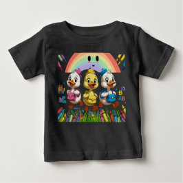 "Quacking into Kindergarten!" – Cute Duck Back-to- Baby T-shirt