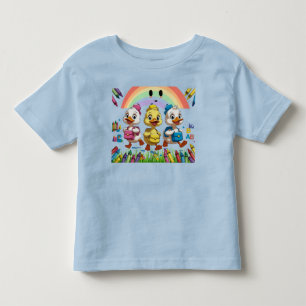 "Quacking into Kindergarten!" – Süße Ente Zurück z Kleinkind T-shirt