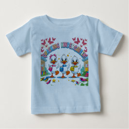 "Quacking Kindergarten – Cute Duck Back-to-School Baby T-shirt