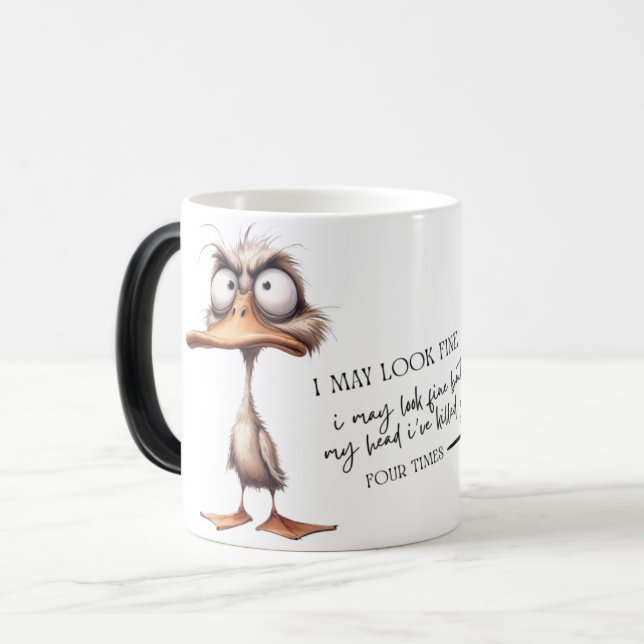 Quacktastic Duck Coffee Tasse - Sip in Style (Vorderseite Links)