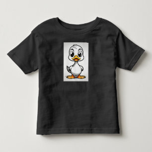 Quacky-Süsse: Duck Coloring Page Kleinkind T-shirt