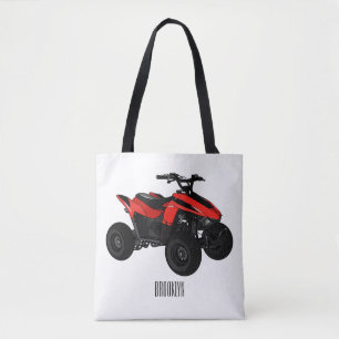 Quad atv Cartoon Illustration