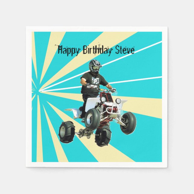 Quad Bike / ATV Serviette (Vorderseite)