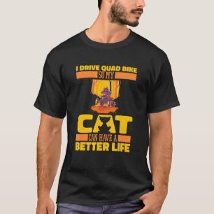 Quad-Bike-Katze Biker Motor Sport Quad-Bike T-Shirt